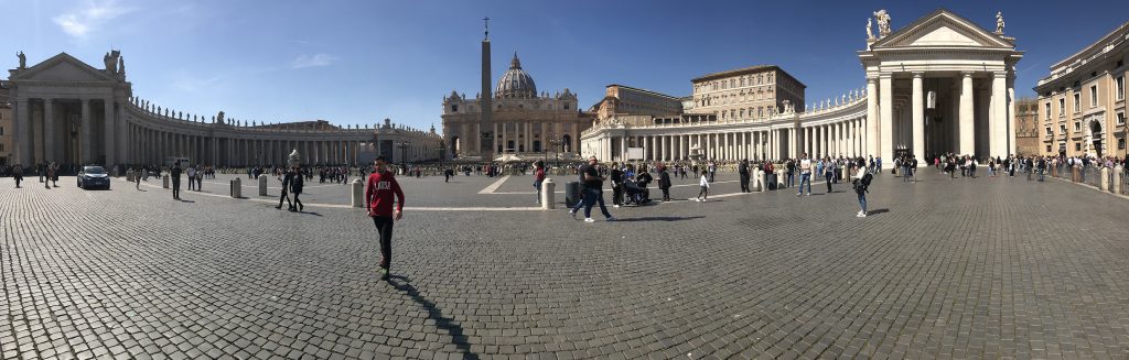 Vue sur le Vatican à Rome en Italie
